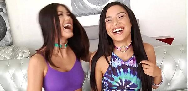  Super hot lesbian teens Maya Bijou and Kendra Spade are ready for all anal experiences her very first lesbian anal, on or off camera!